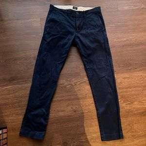 Jcrew Slim Fit stretch Chino Pant; Navy Color